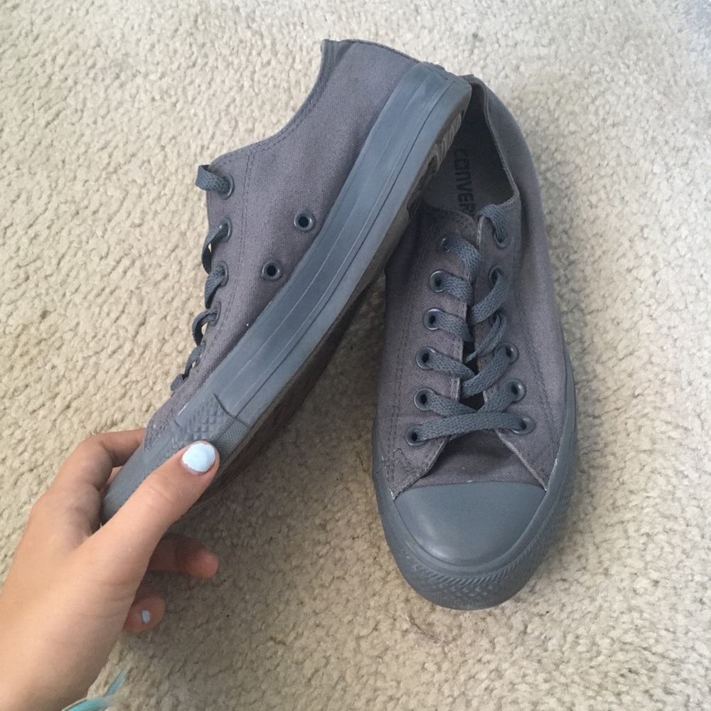 Converse all star, gray on gray